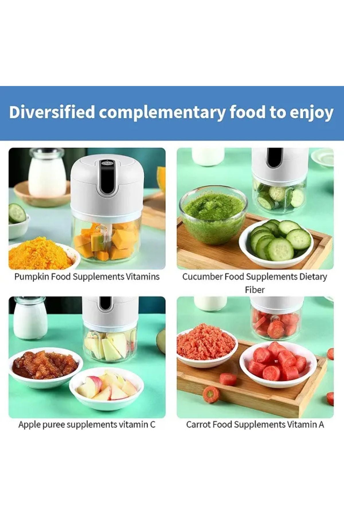 USBفرامة طعام صغيرة