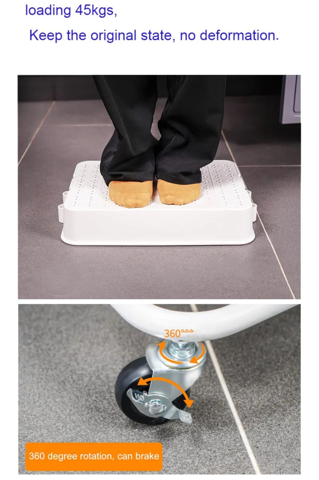 عربة تخزين متعددة الاستخدام 3 طبقات