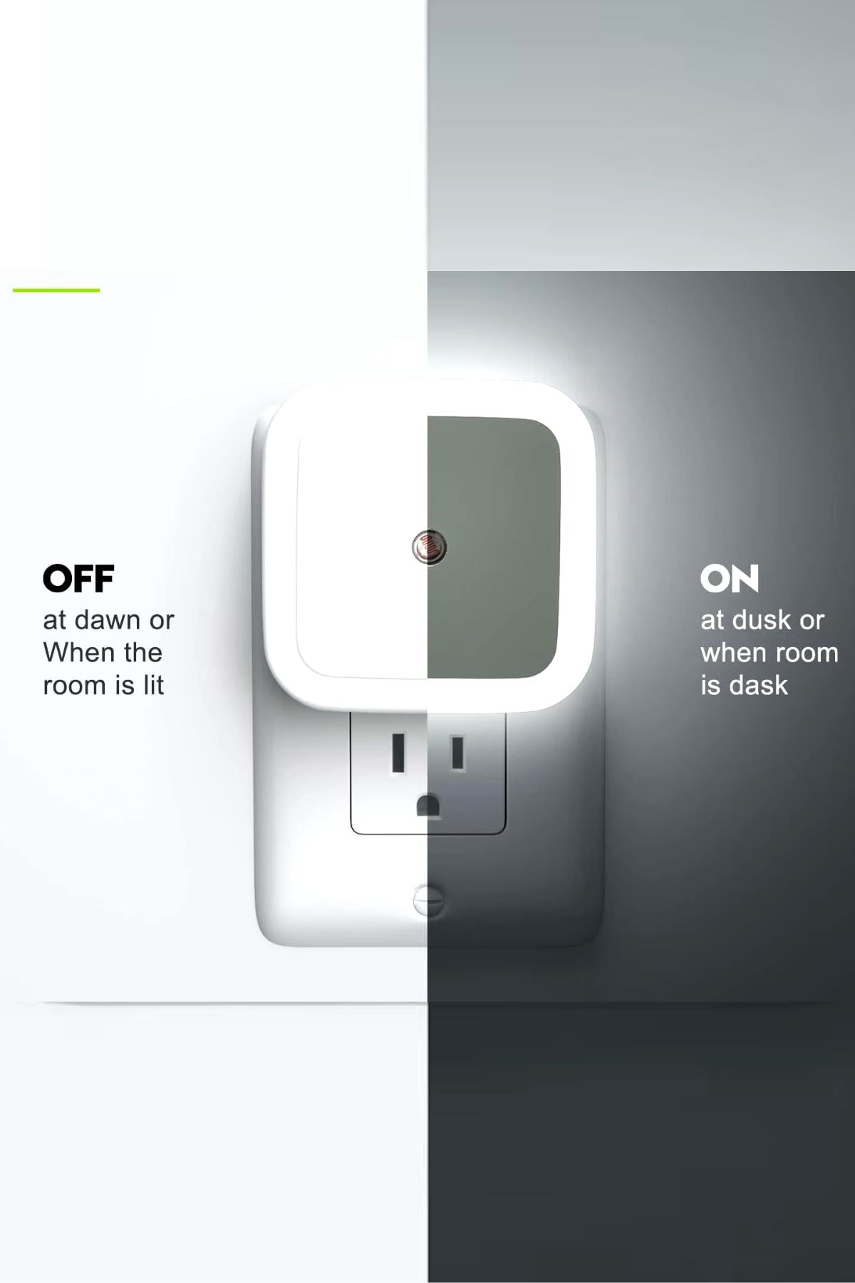 مصباح ذكي تلقائي للاضاءة الليلية