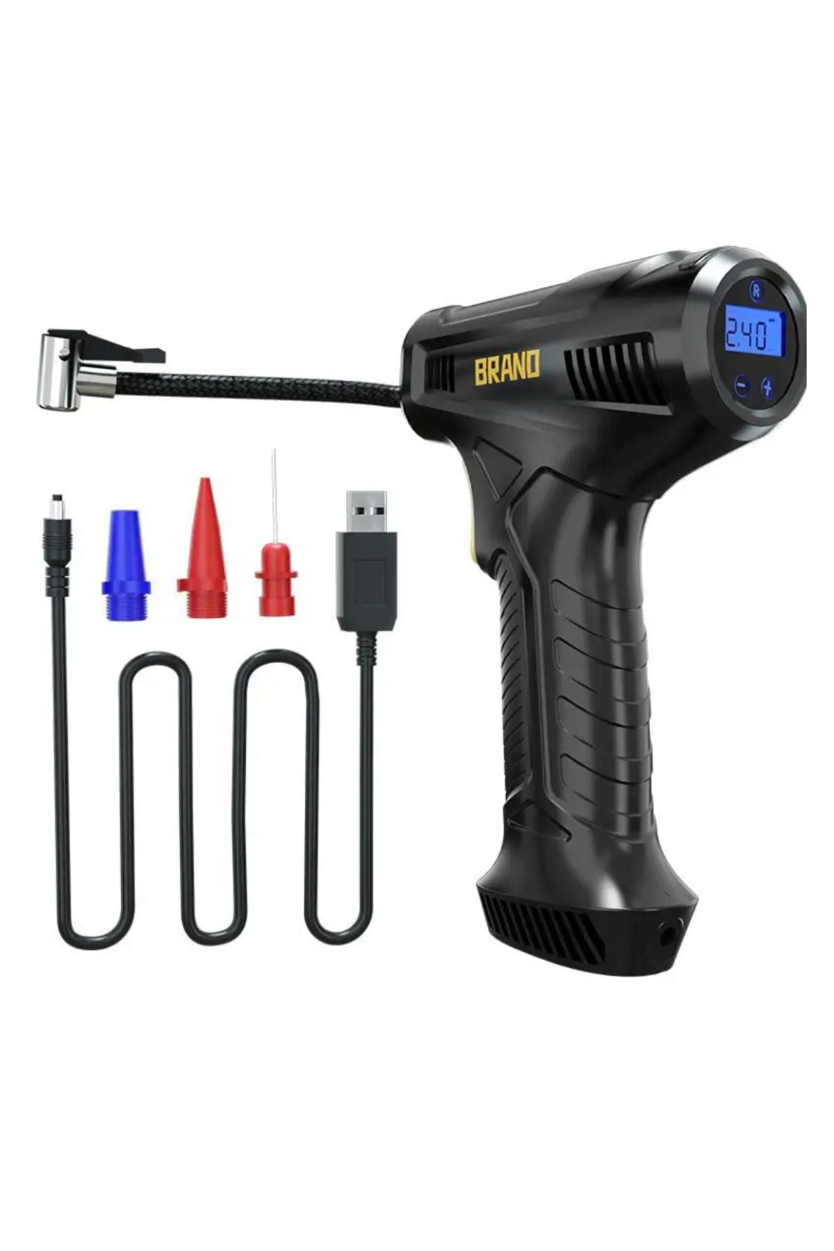 منفاخ هواء رقمي للسيارة-شاشة ذكية