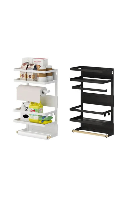 رف مطبخ متعدد الاستخدامات _تصميم جداري عملي لتوفير المساحة