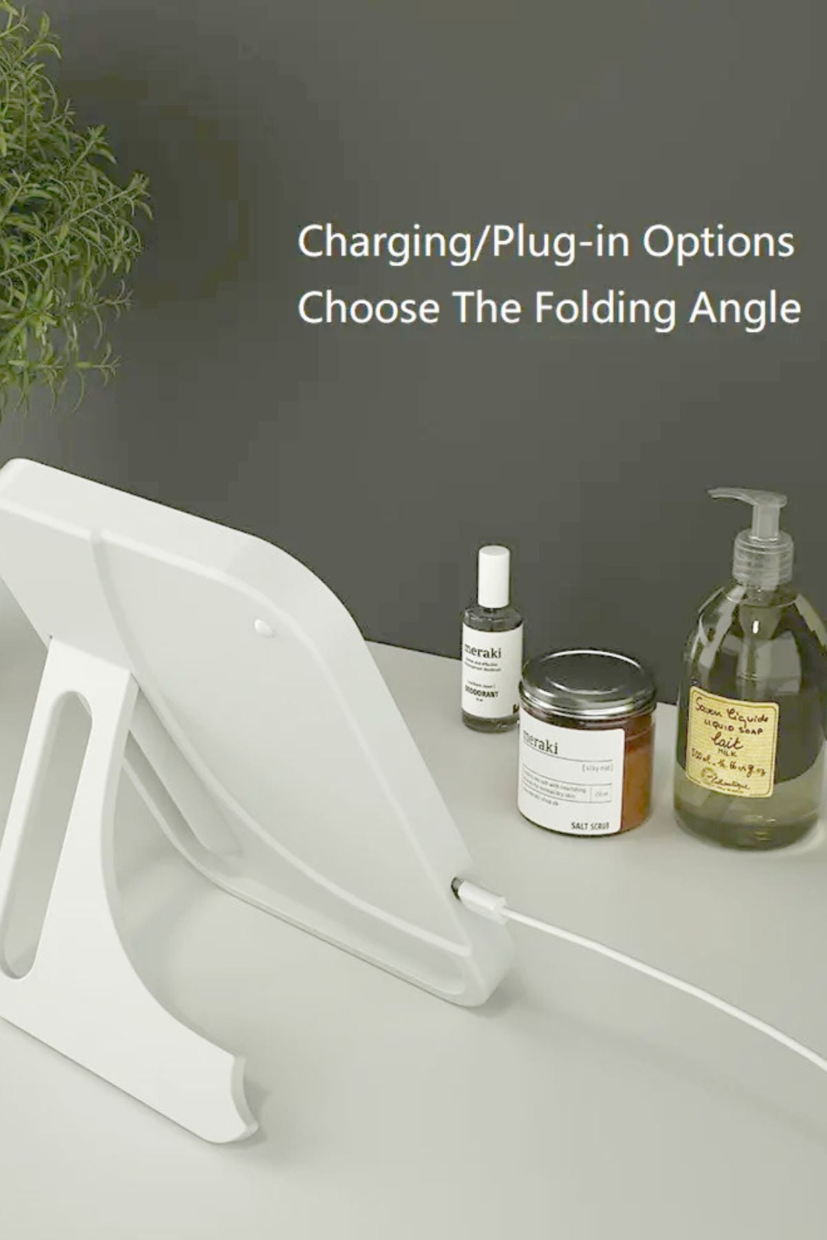 قابلة للتعديل LEDمراة مكياج باضاءة