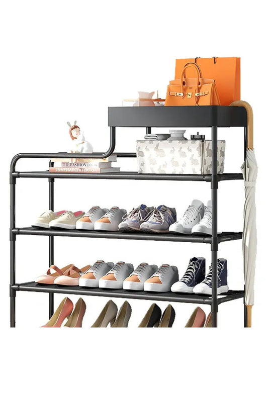 رف أحذية ومنظم متعدد الطبقات بتصميم عصري