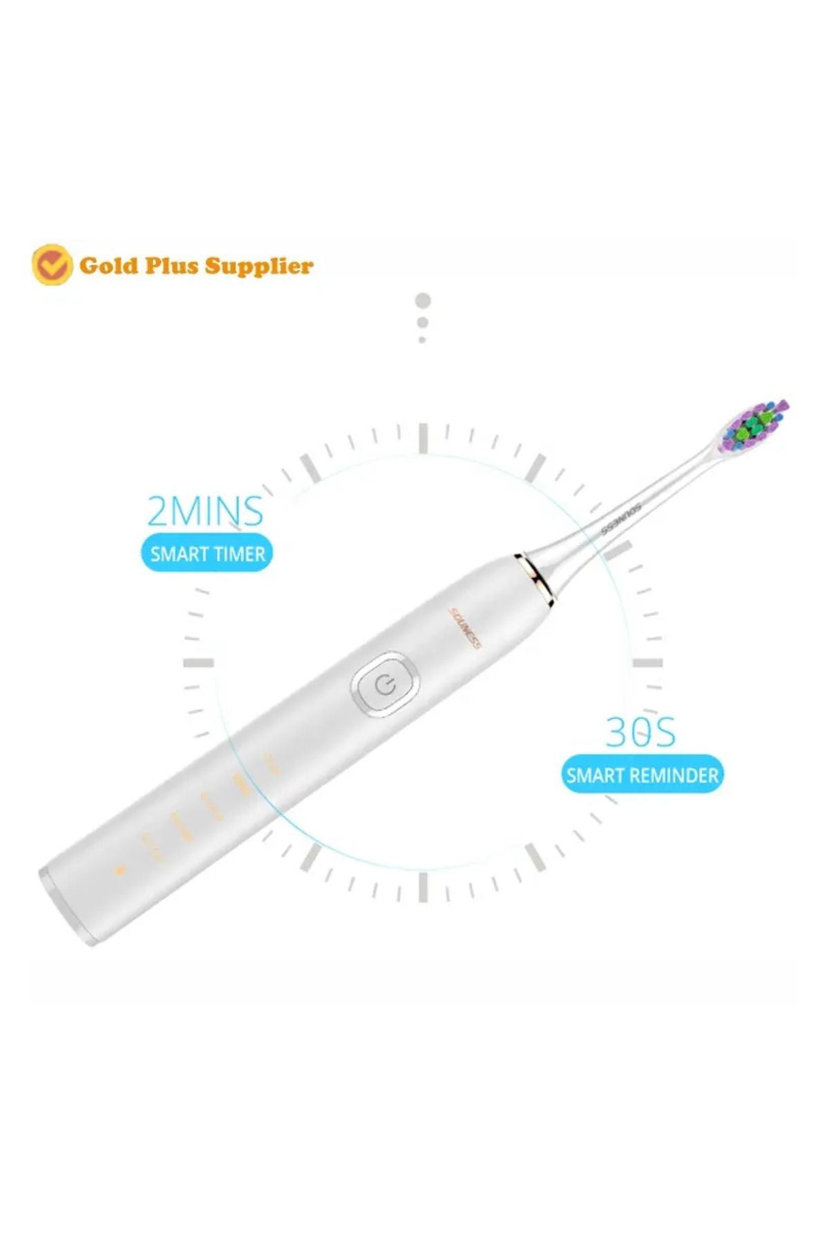 فرشاة أسنان ذكية بخمس أوضاع تنظيف