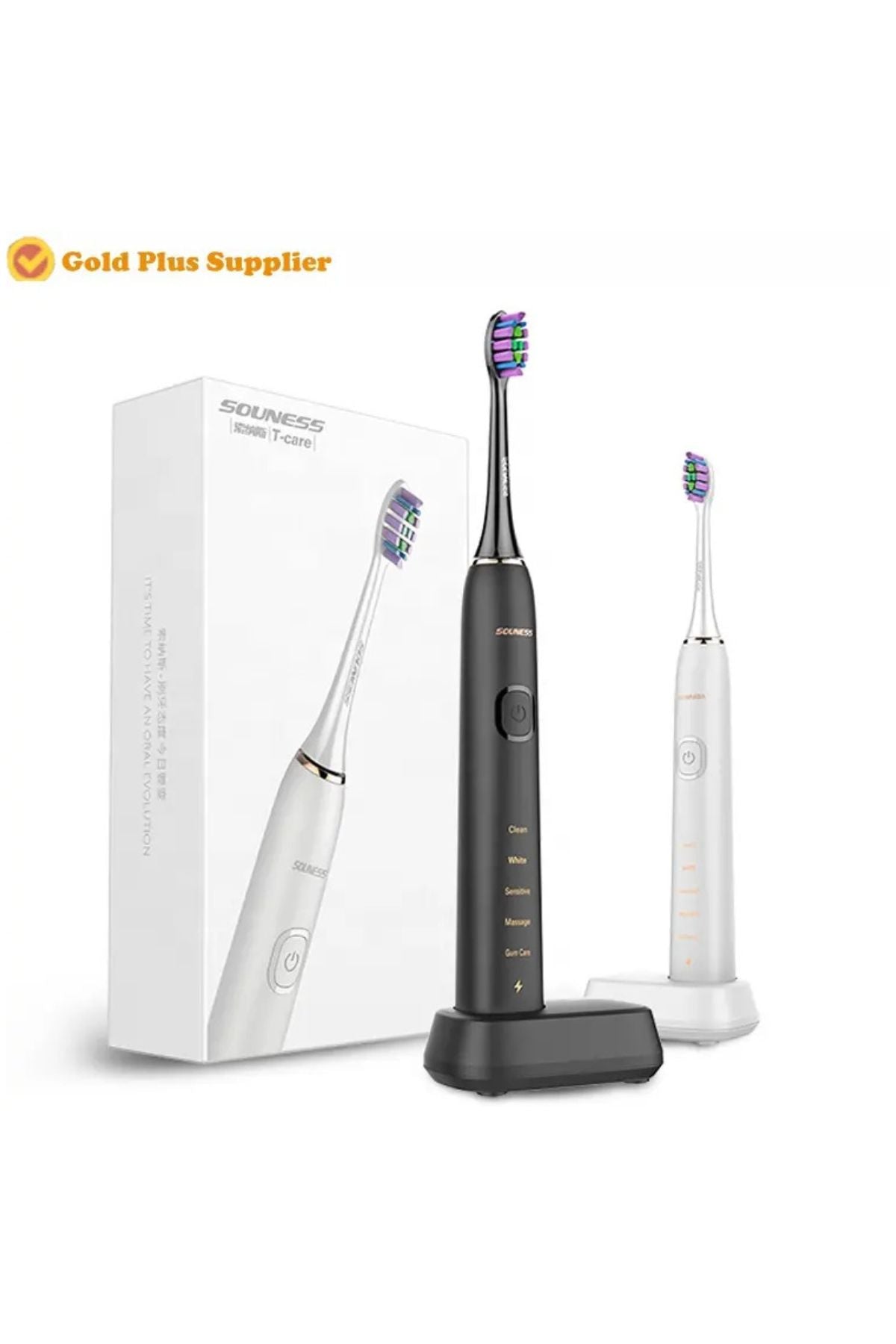 فرشاة أسنان ذكية بخمس أوضاع تنظيف